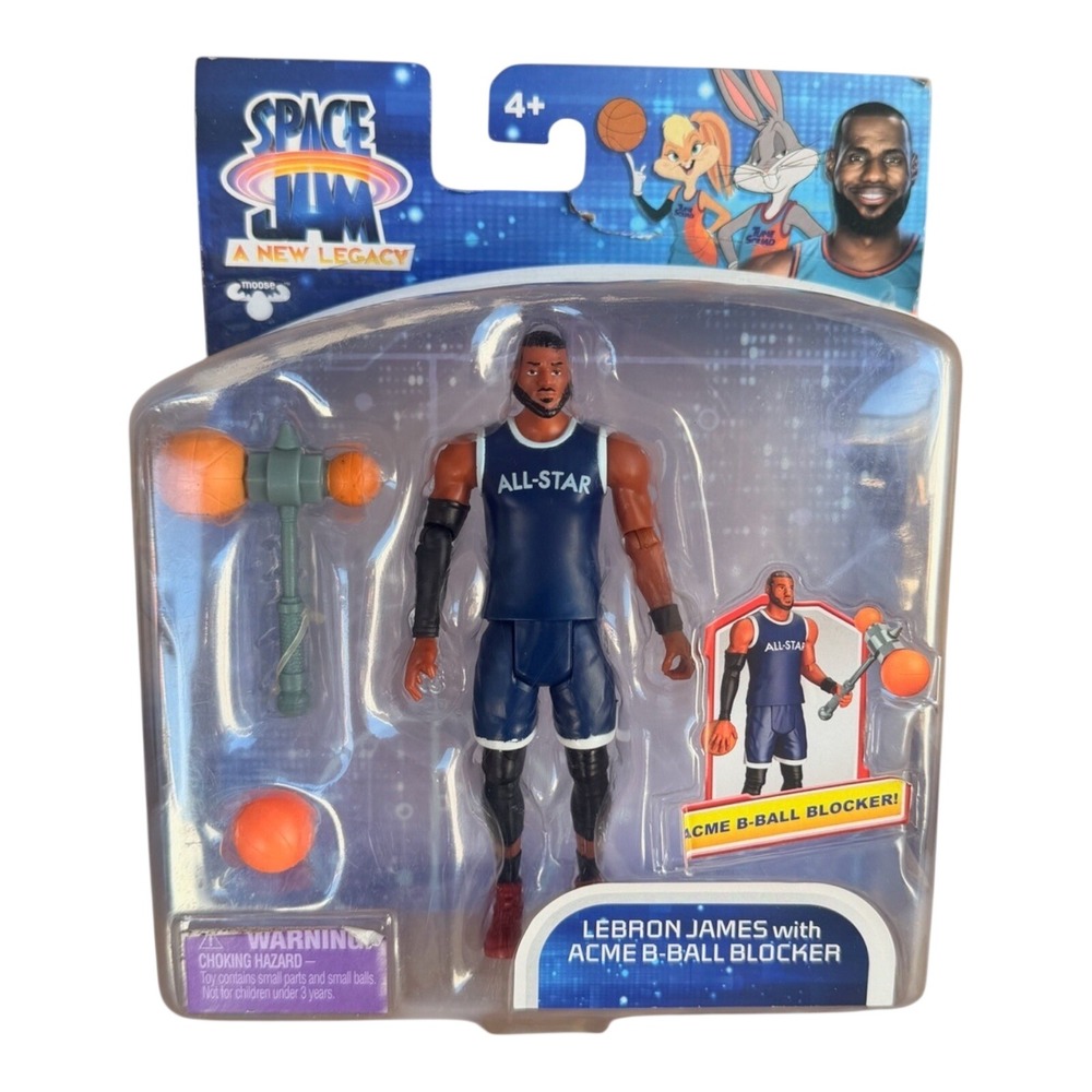 Open Box Space Jam A New Legacy LeBron James Baller w/ Acme B-Ball Blocker